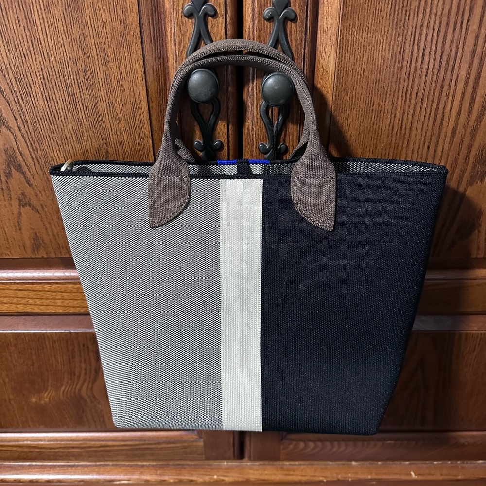 Rothy's Black and Tan Tote Bag